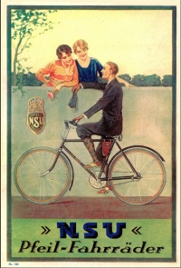 link=NSU-Pfeil-Fahrräder Prospekt ca 1931