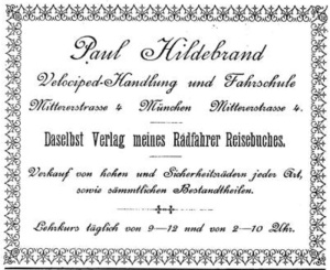 Paul Hildebrand velocipedhandlung-1890.jpg